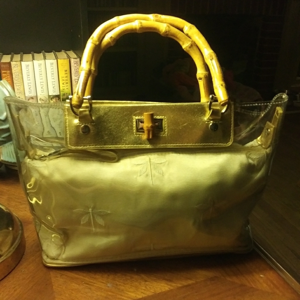 Vintage dragonfly handbag